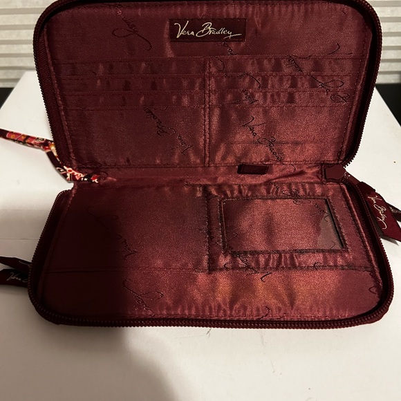 Vera Bradley Burgundy Paisley Wallet - Picture 4 of 12